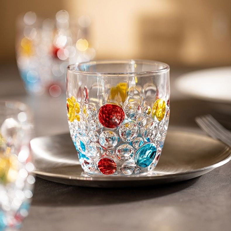 Colorful Patterns Lead Free Glass Tumblers