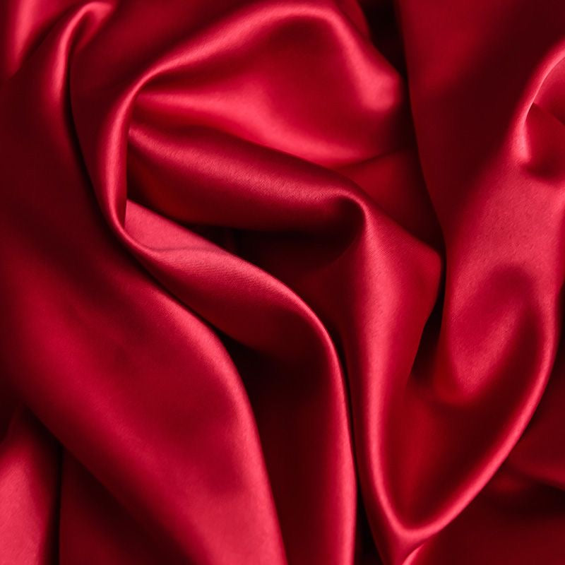 Light Luxury Silky Satin Fitted Sheet Bed Cover