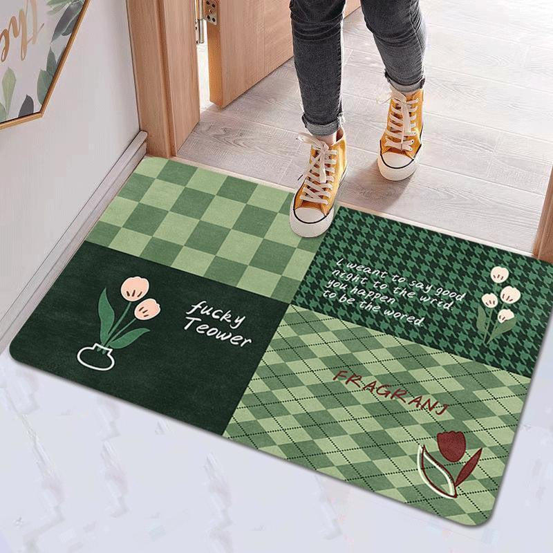 Luxury Soft Diatomite Absorbent Non-Slip Entrance Door Mat