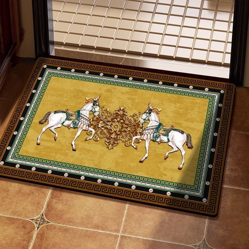 Ultra Thin Quick Dry Super Absorbent Washable Bath Rug Shower Mat