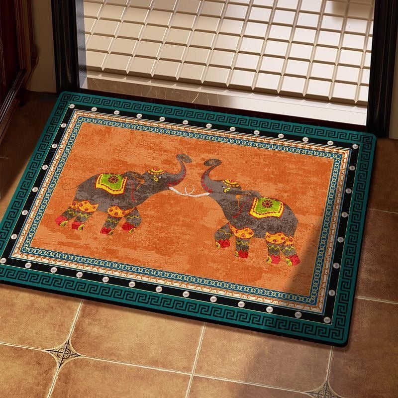 Ultra Thin Quick Dry Super Absorbent Washable Bath Rug Shower Mat