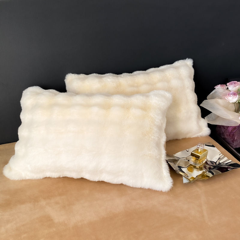 Cozy Luxury Ultra Soft Faux Fur Comforter Bedding Set