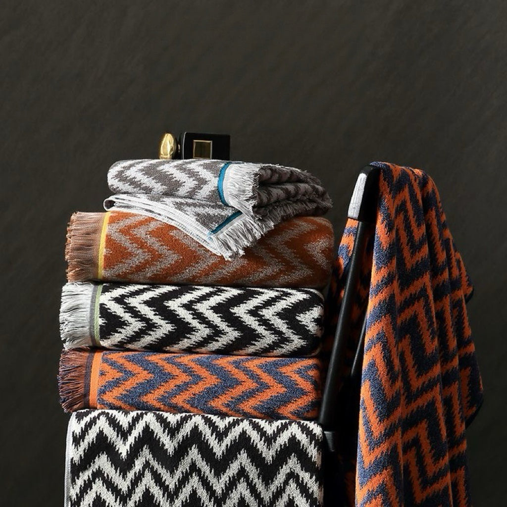 Premium Home Mirage Fringe 100% Turkish Cotton Bath Towel