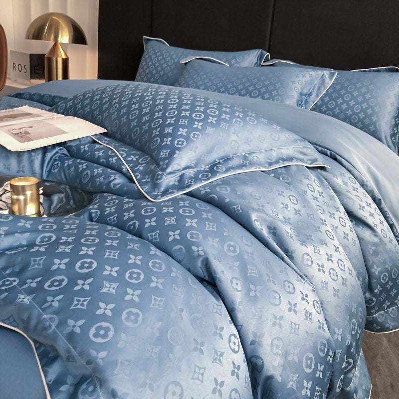 Luxury Silky Satin Duvet Cover Bedding Set
