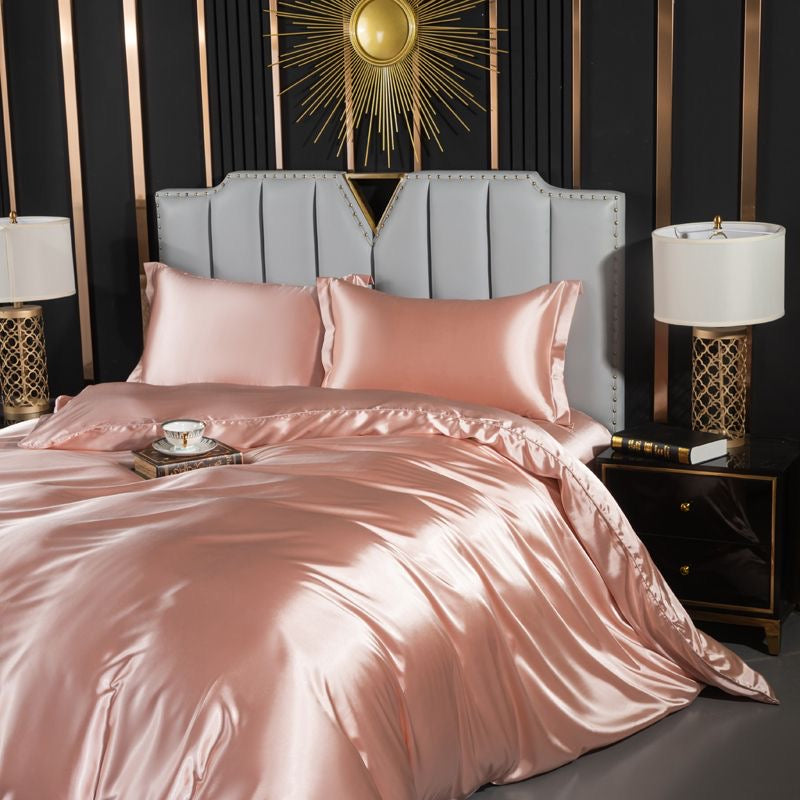Luxury Cool & Moisture Soft Breathable Silk Bedding Set
