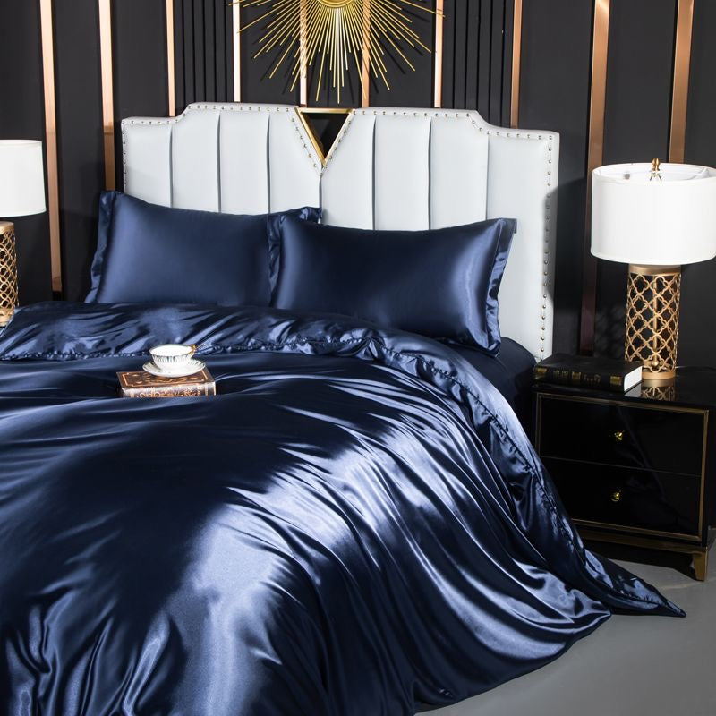 Luxury Cool & Moisture Soft Breathable Silk Bedding Set