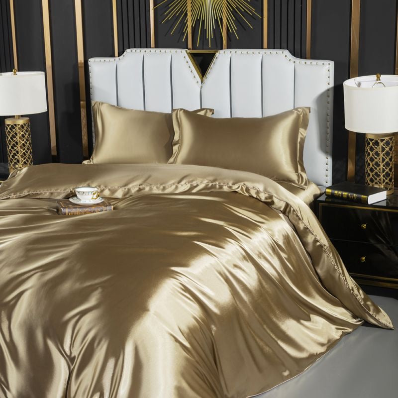 Luxury Cool & Moisture Soft Breathable Silk Bedding Set