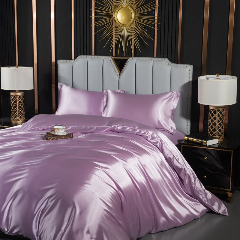 Luxury Cool & Moisture Soft Breathable Silk Bedding Set