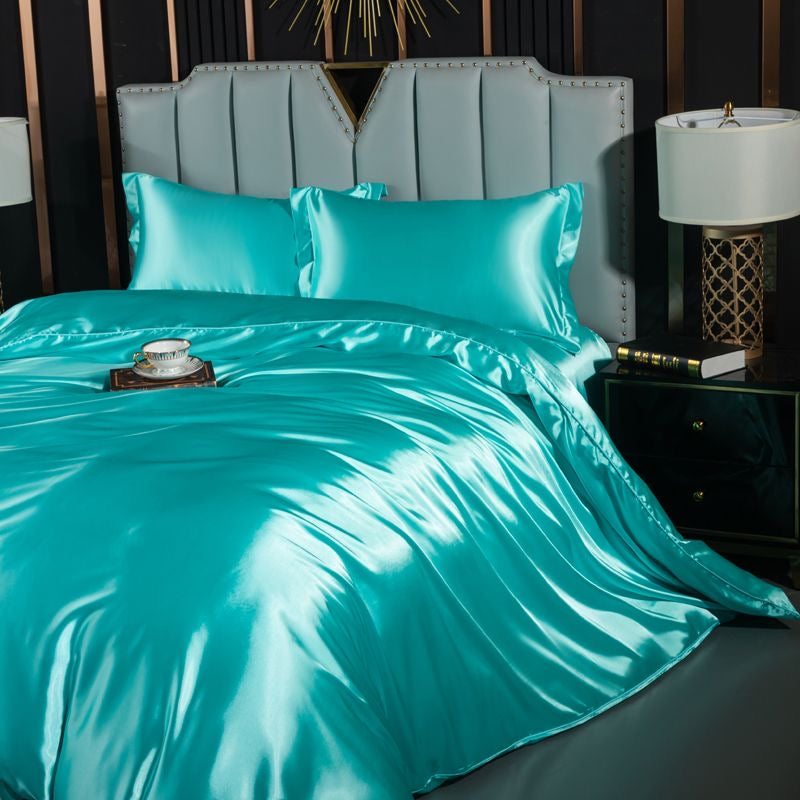 Luxury Cool & Moisture Soft Breathable Silk Bedding Set