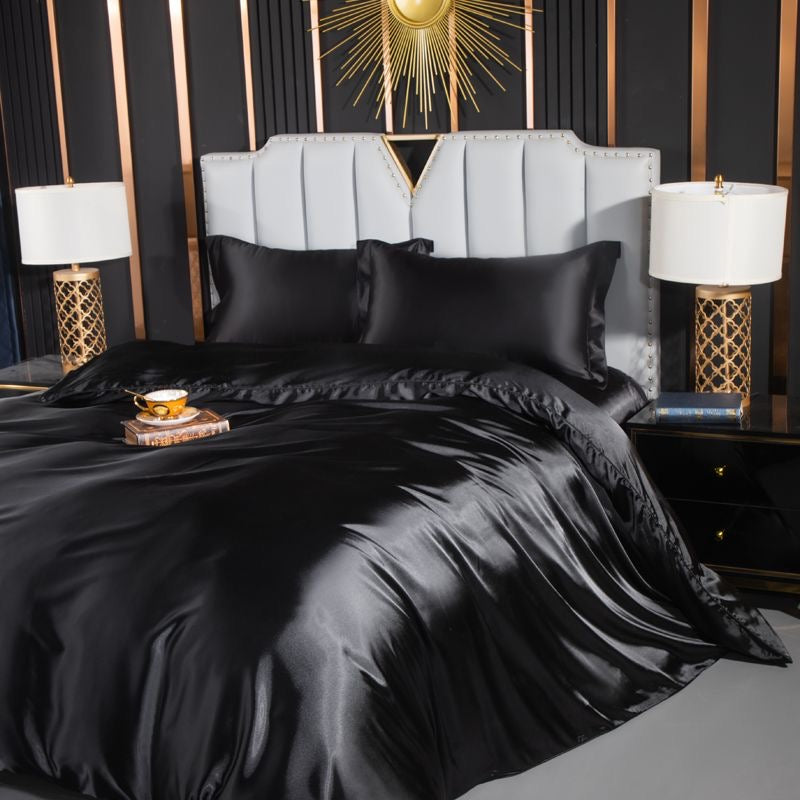 Luxury Cool & Moisture Soft Breathable Silk Bedding Set