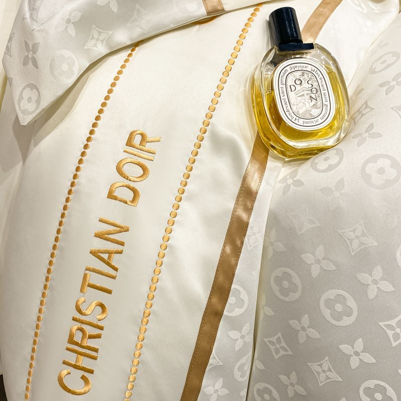 Luxury Ice Silk Duvet Cover Bedding Set