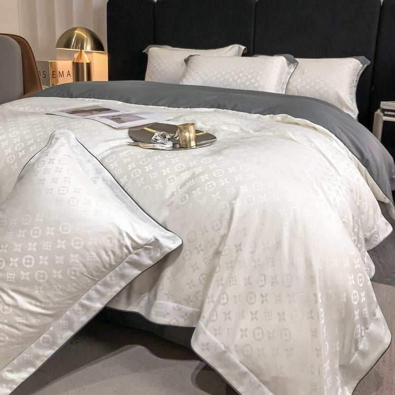 Luxury Silky Satin Duvet Cover Bedding Set