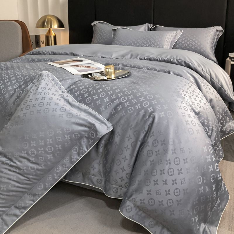 Luxury Silky Satin Duvet Cover Bedding Set
