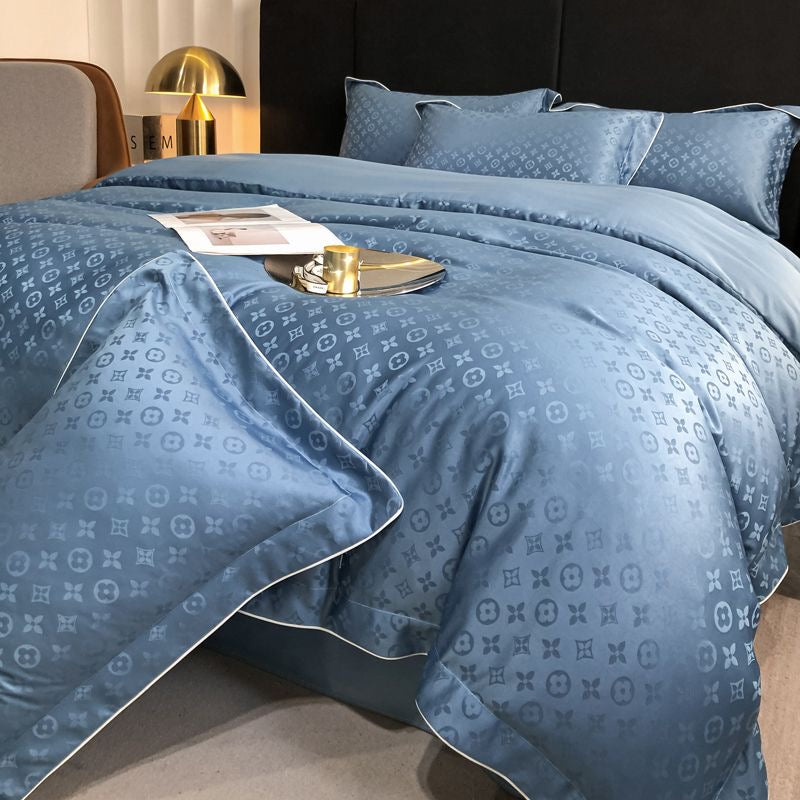 Luxury Silky Satin Duvet Cover Bedding Set