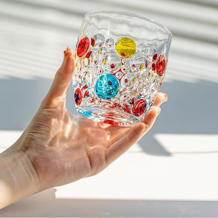Colorful Patterns Lead Free Glass Tumblers