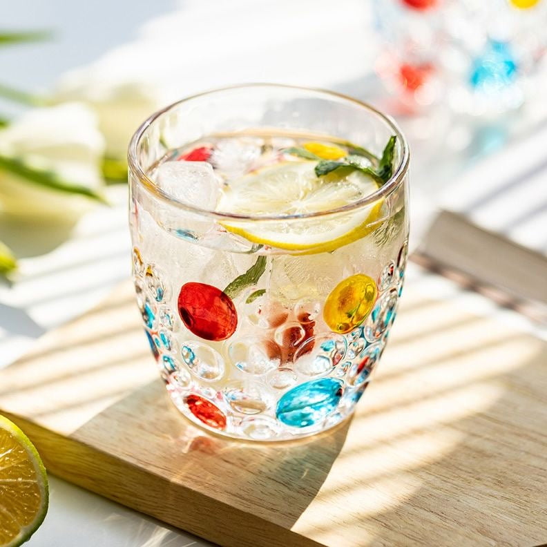 Colorful Patterns Lead Free Glass Tumblers
