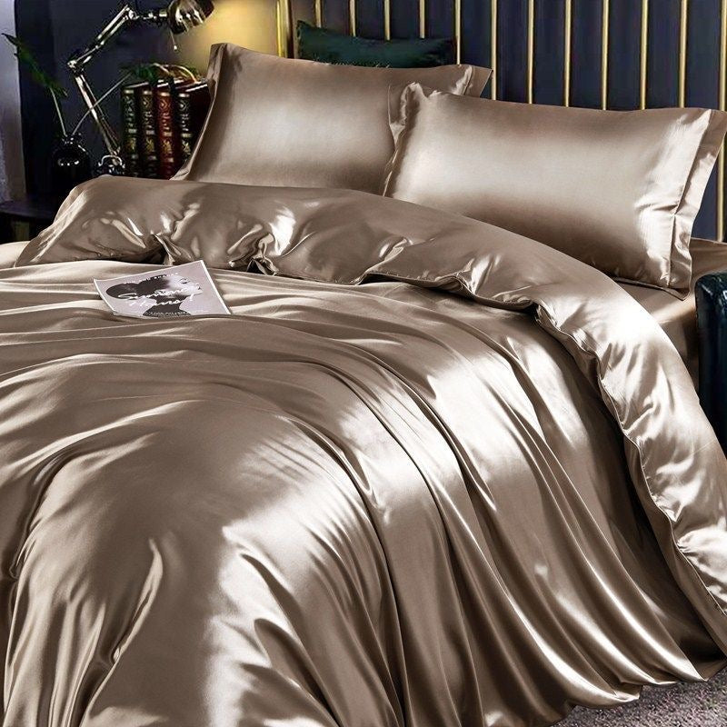 Luxury Cool & Moisture Soft Breathable Mulberry Silk Bedding Set