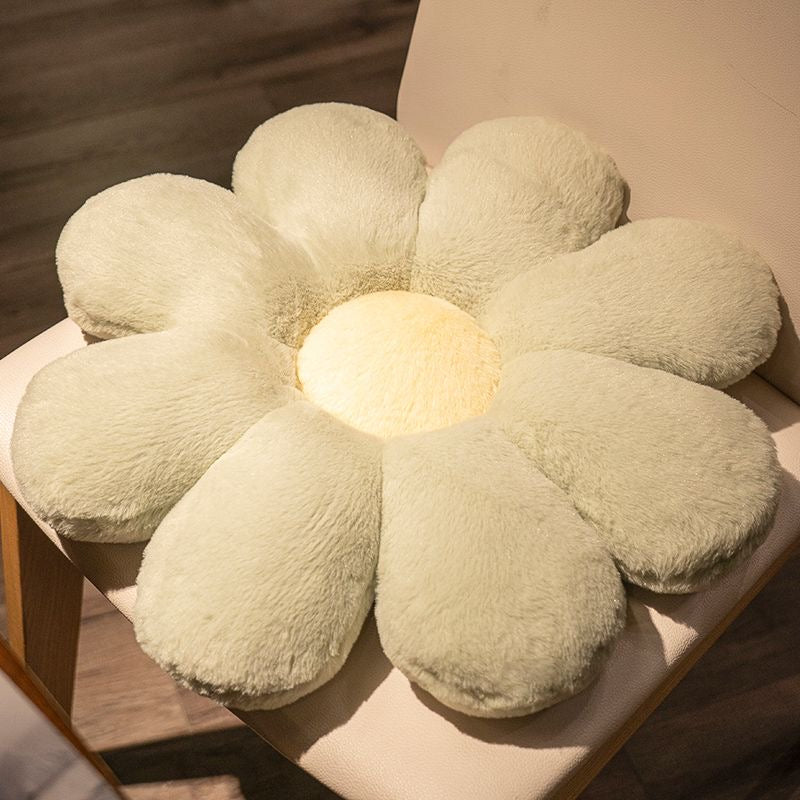 Sunflower Floor Sofa Cushion Soft Plush Flower Pillow for Living Room & Bedroom