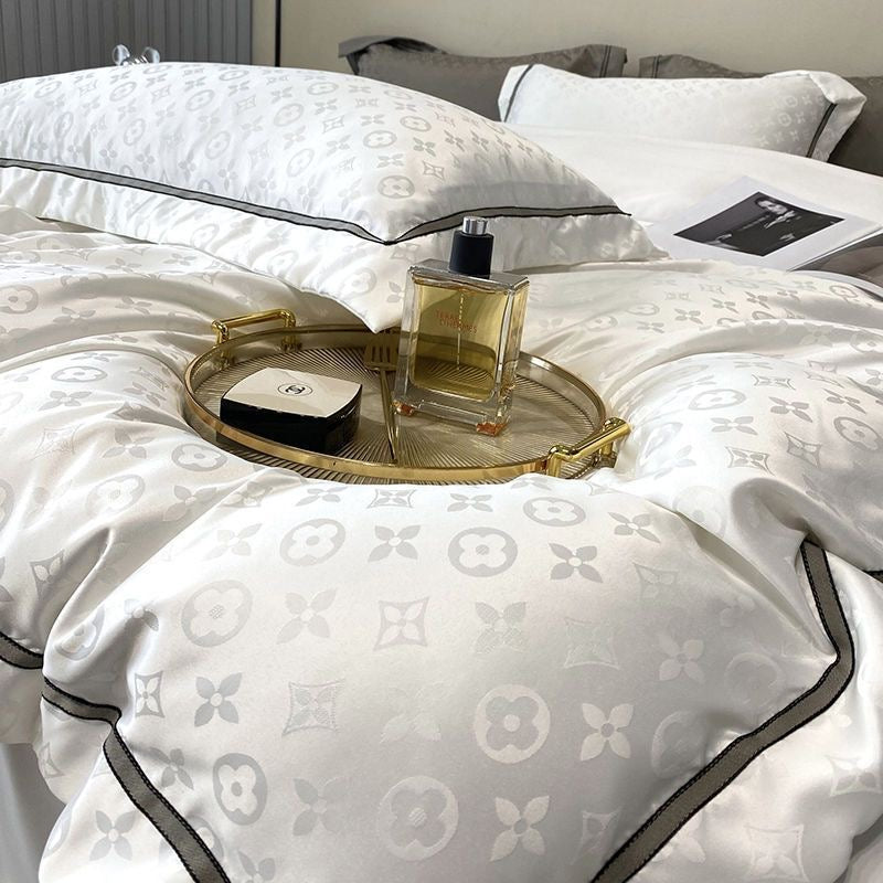 Luxury Cooling Silky Jacquard Bedding Set