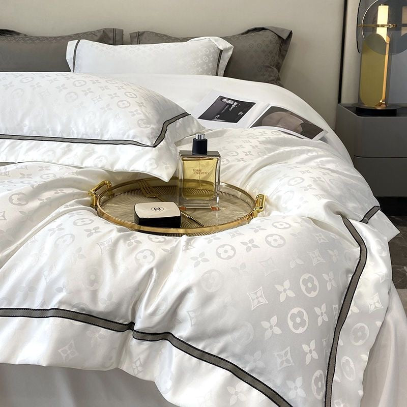 Luxury Cooling Silky Jacquard Bedding Set