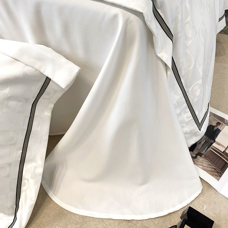 Luxury Cooling Silky Jacquard Bedding Set