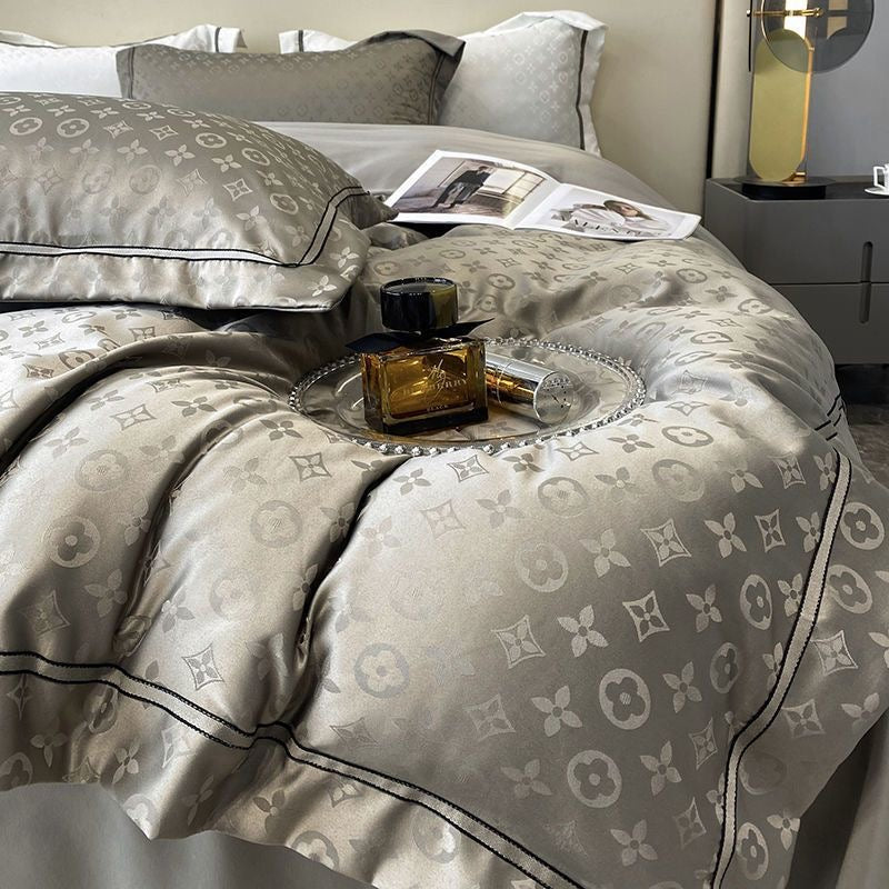 Luxury Cooling Silky Jacquard Bedding Set
