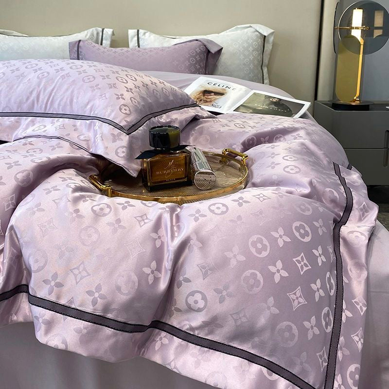 Luxury Cooling Silky Jacquard Bedding Set