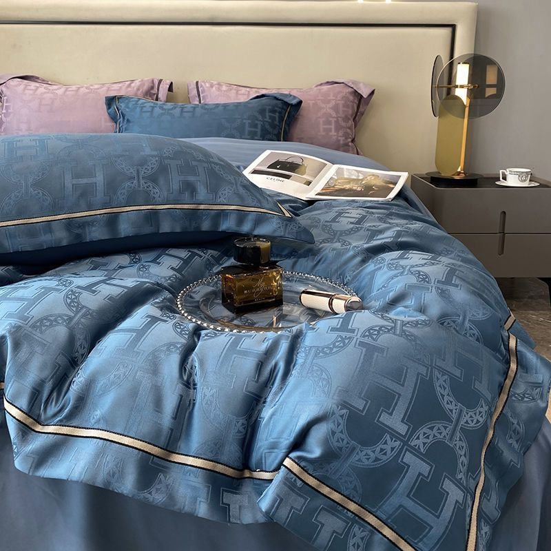 Luxury Cooling Silky Jacquard Bedding Set