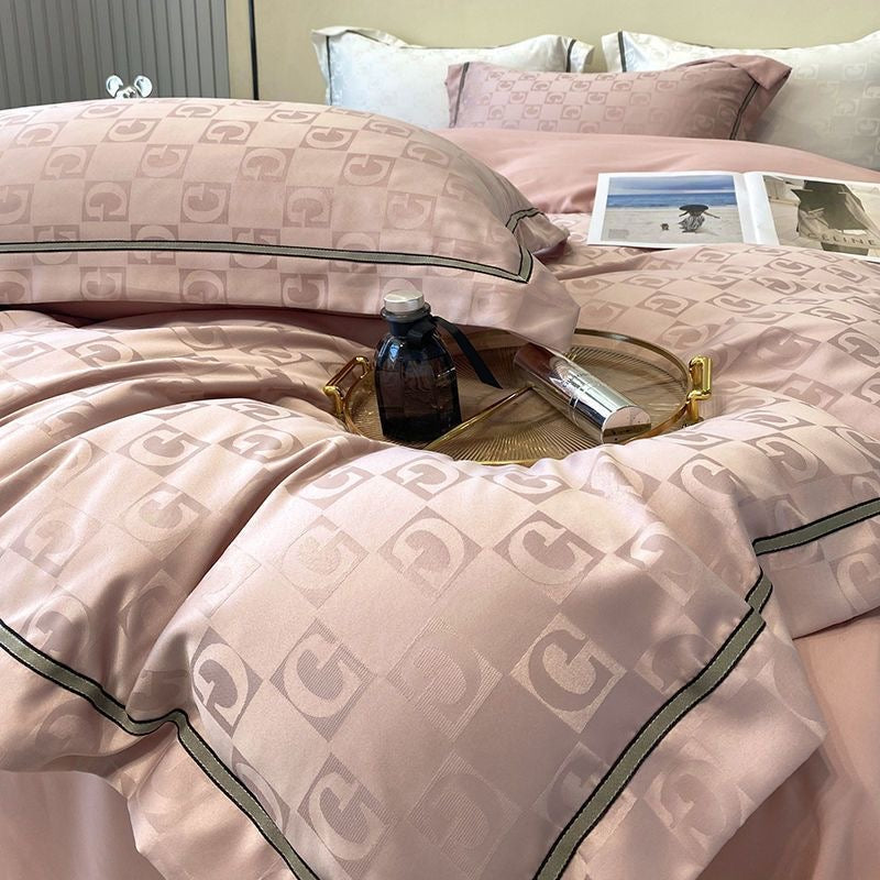 Luxury Cooling Silky Jacquard Bedding Set
