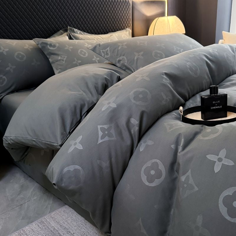 Luxury Soft Cotton All-Season Duvet Cover Bedding Set