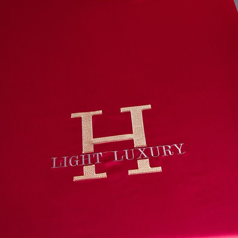 Light Luxury Silky Satin Fitted Sheet Bed Cover