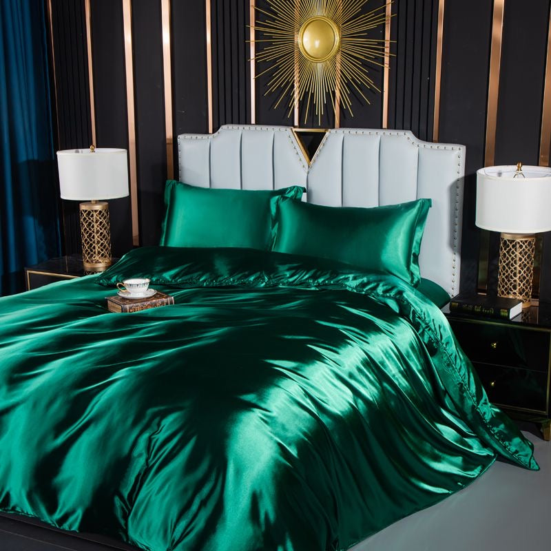 Luxury Cool & Moisture Soft Breathable Silk Bedding Set