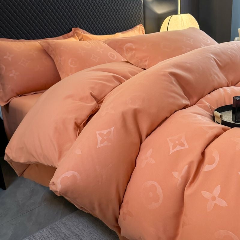 Luxury Soft Cotton All-Season Duvet Cover Bedding Set