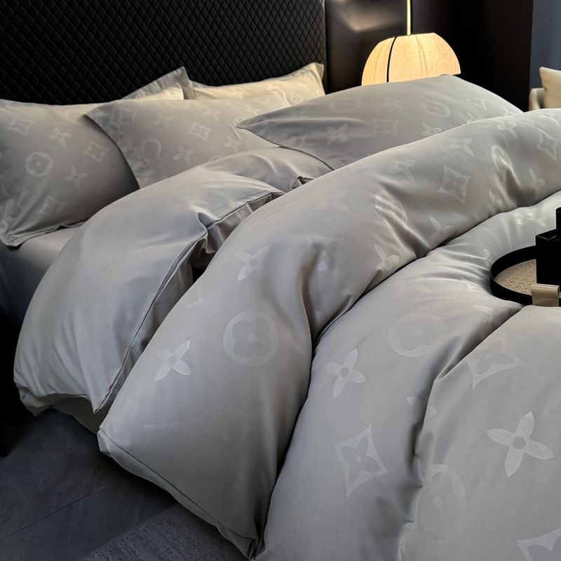 Luxury Soft Cotton All-Season Duvet Cover Bedding Set