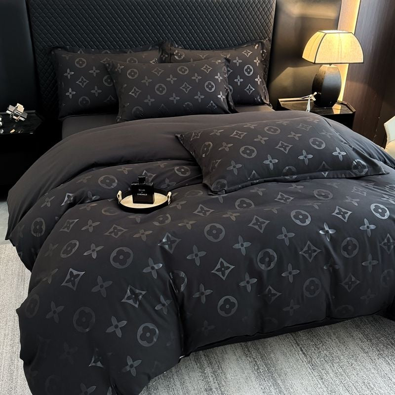 Luxury Soft Cotton All-Season Duvet Cover Bedding Set
