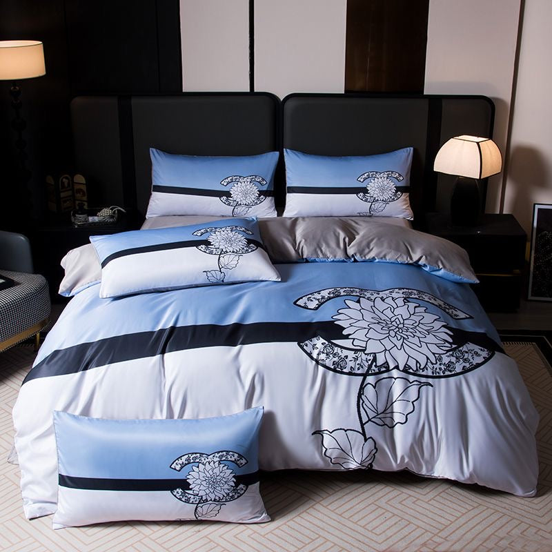 Luxury 4 Pieces Silky Satin Bedding Sheets Set