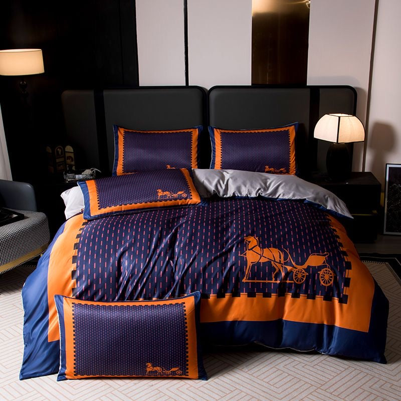Luxury 4 Pieces Silky Satin Bedding Sheets Set