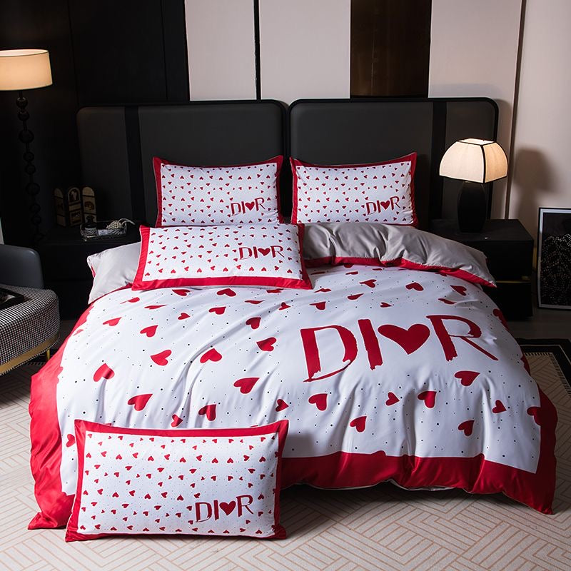 Luxury 4 Pieces Silky Satin Bedding Sheets Set
