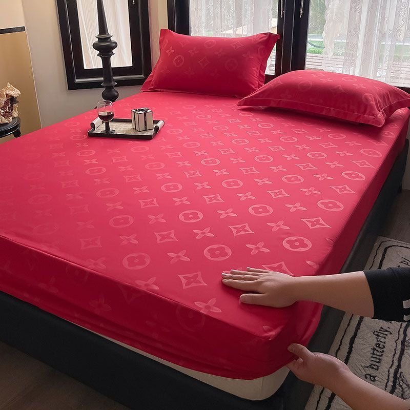 Luxury Soft Cotton Fitted Bed Cover Sheet Set