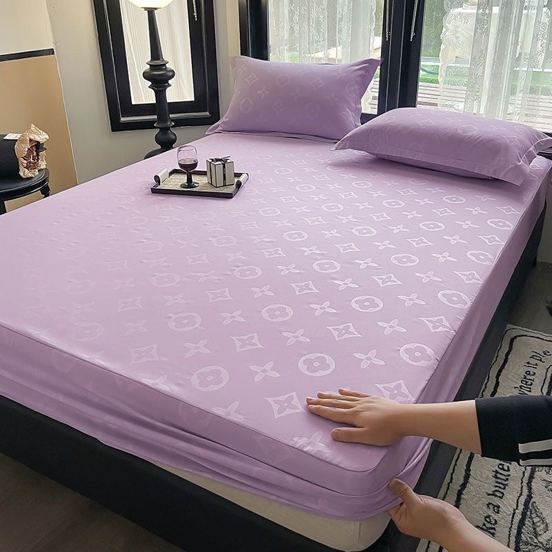 Luxury Soft Cotton Fitted Bed Cover Sheet Set
