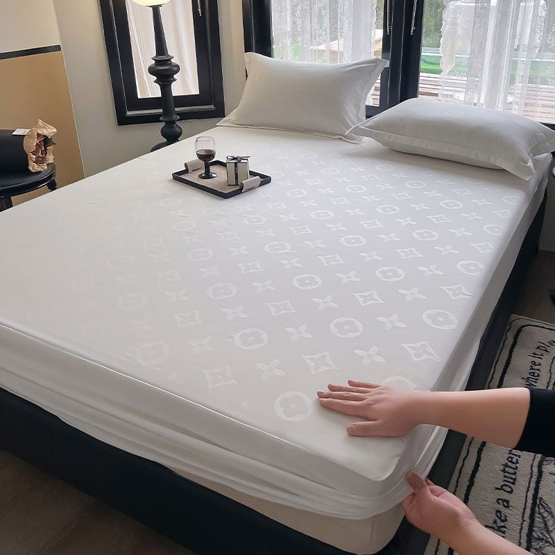 Luxury Soft Cotton Fitted Bed Cover Sheet Set