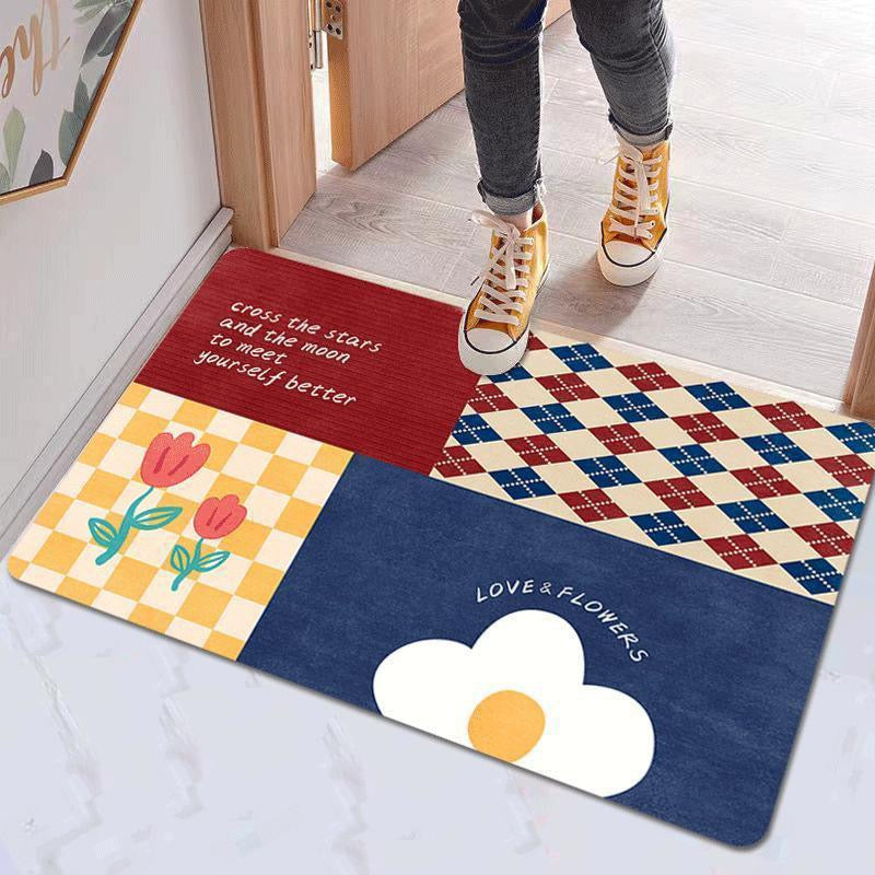 Luxury Soft Diatomite Absorbent Non-Slip Entrance Door Mat