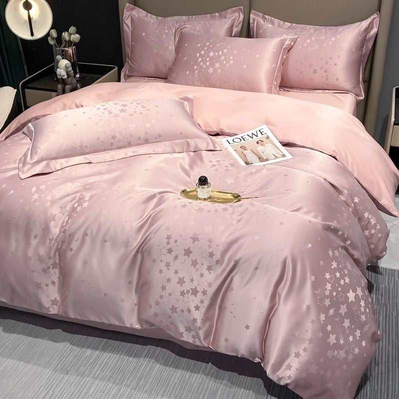 Luxury Washed Jacquard Cooling Bedding Set