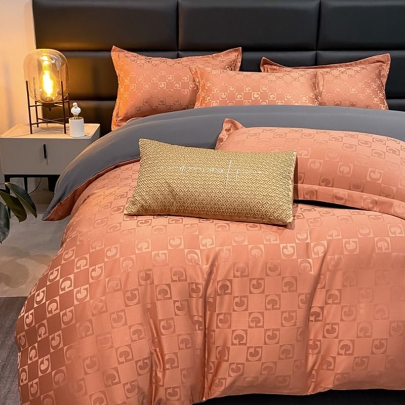 Luxury Washed Jacquard Cooling Bedding Set