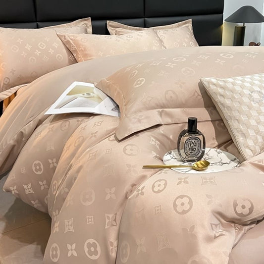 Luxury Washed Jacquard Cooling Bedding Set