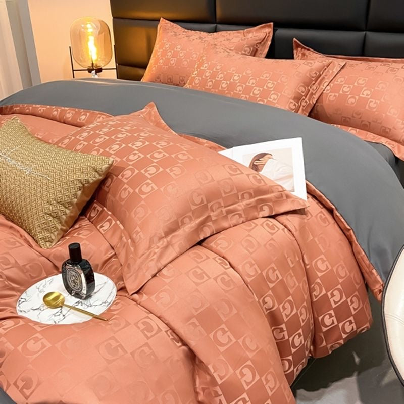 Luxury Washed Jacquard Cooling Bedding Set