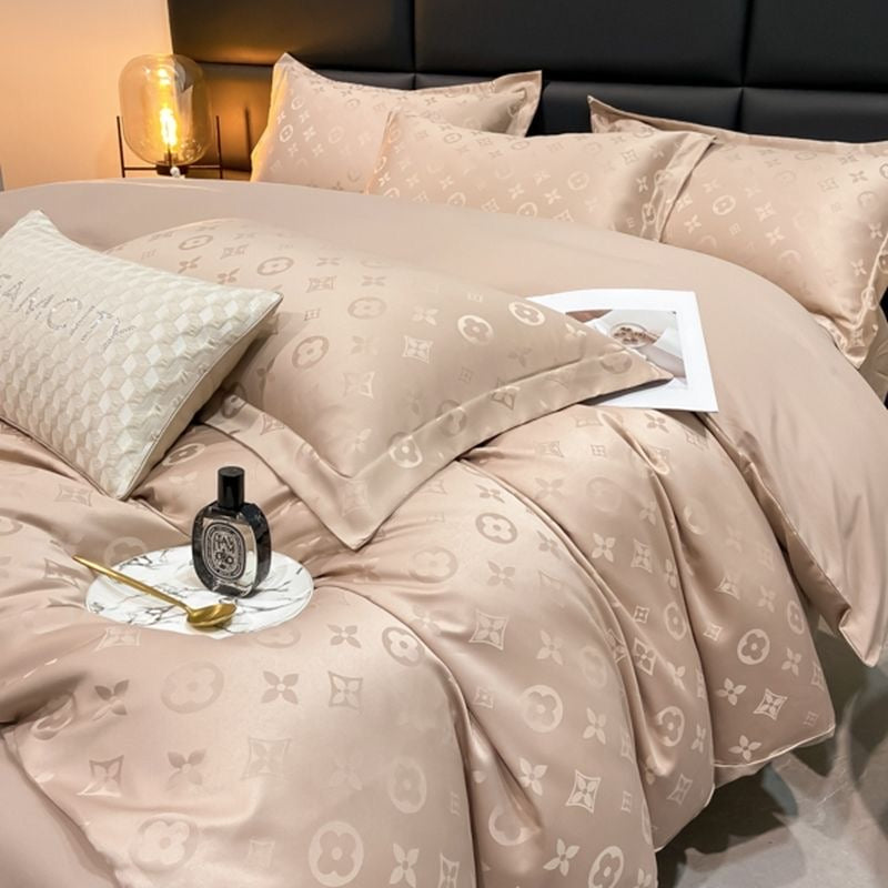Luxury Washed Jacquard Cooling Bedding Set