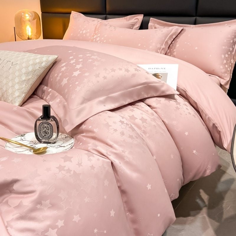 Luxury Washed Jacquard Cooling Bedding Set