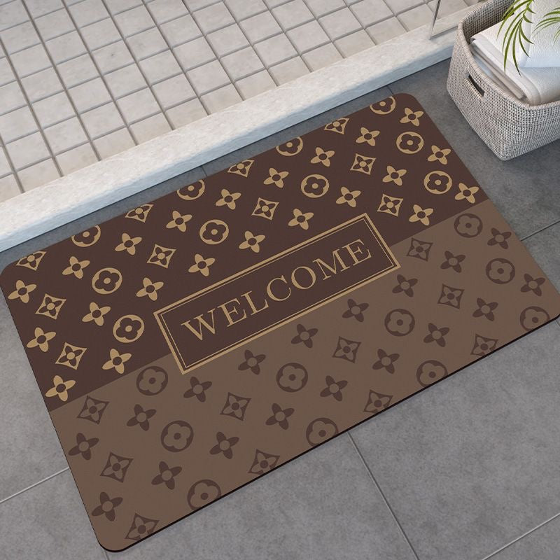 Luxury Soft Diatomite Absorbent Non-Slip Entrance Door Mat Shower Mat