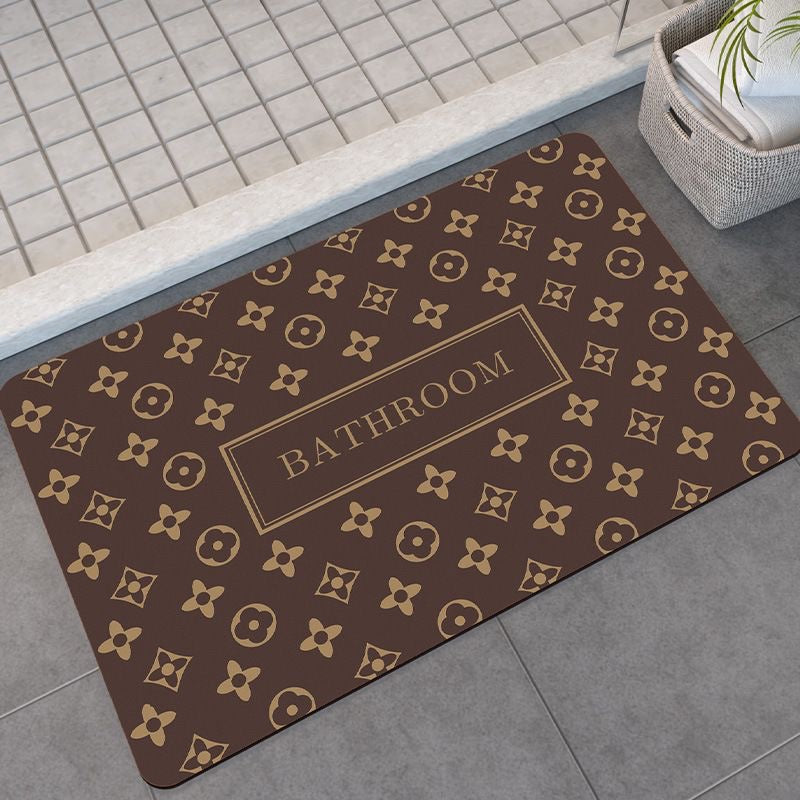 Luxury Soft Diatomite Absorbent Non-Slip Entrance Door Mat Shower Mat